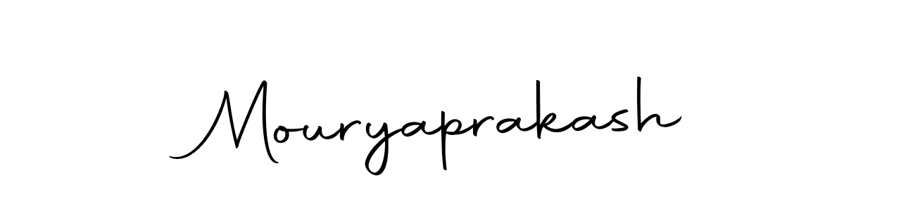 How to make Mouryaprakash signature? Autography-DOLnW is a professional autograph style. Create handwritten signature for Mouryaprakash name. Mouryaprakash signature style 10 images and pictures png