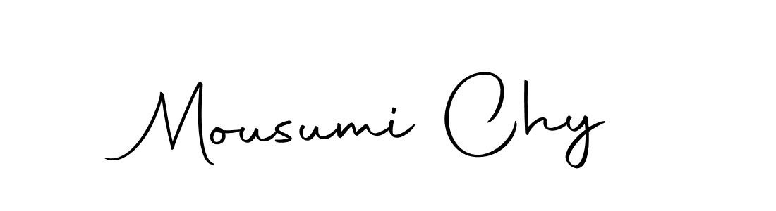 Create a beautiful signature design for name Mousumi Chy. With this signature (Autography-DOLnW) fonts, you can make a handwritten signature for free. Mousumi Chy signature style 10 images and pictures png