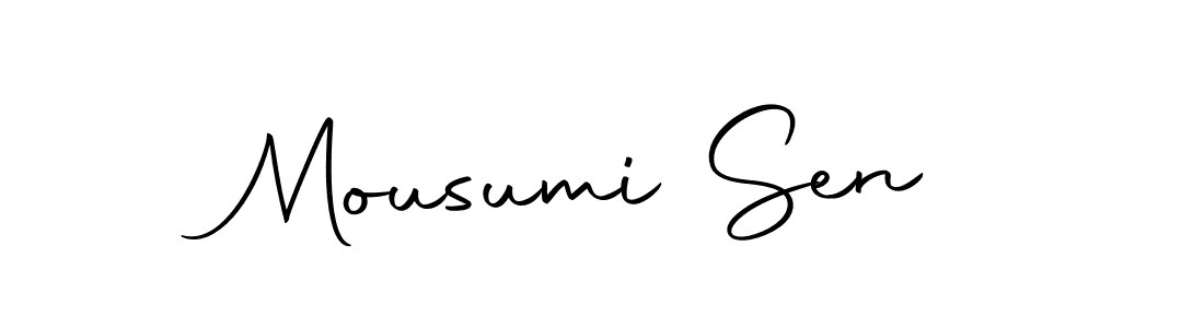 You should practise on your own different ways (Autography-DOLnW) to write your name (Mousumi Sen) in signature. don't let someone else do it for you. Mousumi Sen signature style 10 images and pictures png