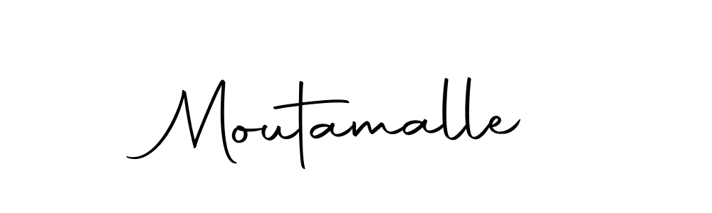 You should practise on your own different ways (Autography-DOLnW) to write your name (Moutamalle) in signature. don't let someone else do it for you. Moutamalle signature style 10 images and pictures png