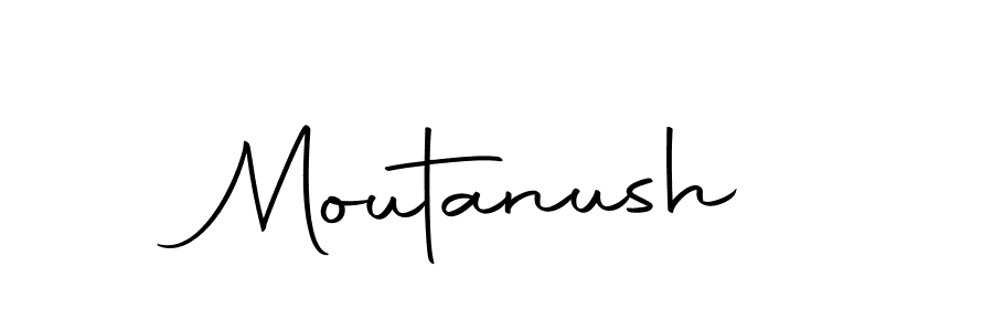 Moutanush stylish signature style. Best Handwritten Sign (Autography-DOLnW) for my name. Handwritten Signature Collection Ideas for my name Moutanush. Moutanush signature style 10 images and pictures png