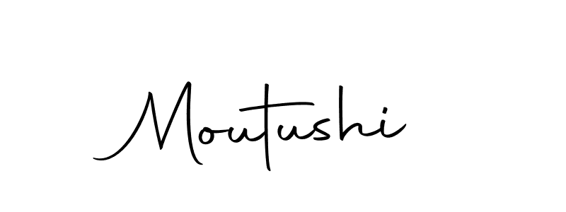 Design your own signature with our free online signature maker. With this signature software, you can create a handwritten (Autography-DOLnW) signature for name Moutushi. Moutushi signature style 10 images and pictures png