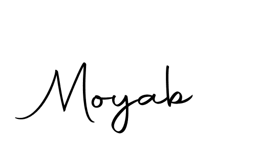 Moyab stylish signature style. Best Handwritten Sign (Autography-DOLnW) for my name. Handwritten Signature Collection Ideas for my name Moyab. Moyab signature style 10 images and pictures png