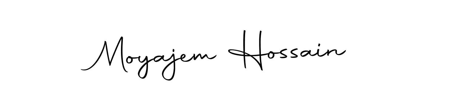 You should practise on your own different ways (Autography-DOLnW) to write your name (Moyajem Hossain) in signature. don't let someone else do it for you. Moyajem Hossain signature style 10 images and pictures png