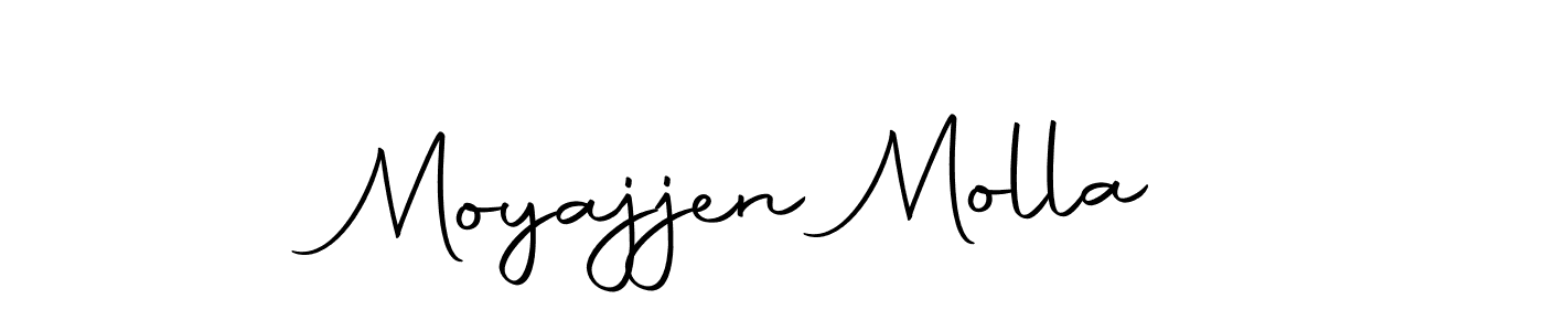 Also we have Moyajjen Molla name is the best signature style. Create professional handwritten signature collection using Autography-DOLnW autograph style. Moyajjen Molla signature style 10 images and pictures png