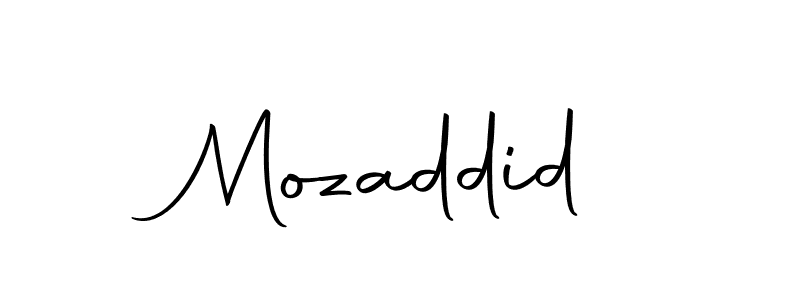 Similarly Autography-DOLnW is the best handwritten signature design. Signature creator online .You can use it as an online autograph creator for name Mozaddid. Mozaddid signature style 10 images and pictures png