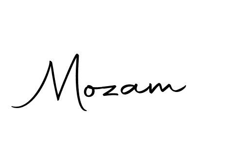 Make a beautiful signature design for name Mozam. With this signature (Autography-DOLnW) style, you can create a handwritten signature for free. Mozam signature style 10 images and pictures png