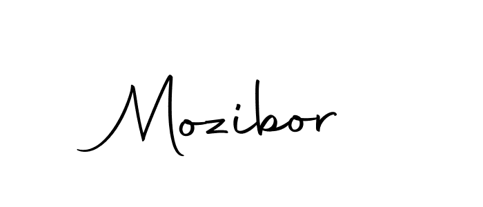 You should practise on your own different ways (Autography-DOLnW) to write your name (Mozibor) in signature. don't let someone else do it for you. Mozibor signature style 10 images and pictures png