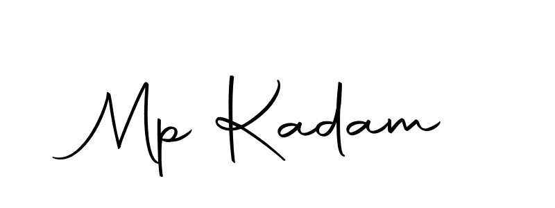 Make a beautiful signature design for name Mp Kadam. With this signature (Autography-DOLnW) style, you can create a handwritten signature for free. Mp Kadam signature style 10 images and pictures png