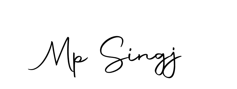 Make a beautiful signature design for name Mp Singj. With this signature (Autography-DOLnW) style, you can create a handwritten signature for free. Mp Singj signature style 10 images and pictures png