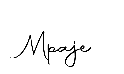 Design your own signature with our free online signature maker. With this signature software, you can create a handwritten (Autography-DOLnW) signature for name Mpaje. Mpaje signature style 10 images and pictures png