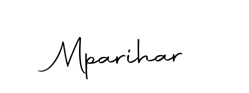 Create a beautiful signature design for name Mparihar. With this signature (Autography-DOLnW) fonts, you can make a handwritten signature for free. Mparihar signature style 10 images and pictures png