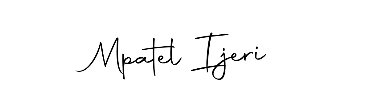 Also we have Mpatel Ijeri name is the best signature style. Create professional handwritten signature collection using Autography-DOLnW autograph style. Mpatel Ijeri signature style 10 images and pictures png