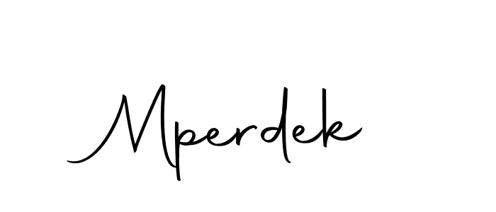 How to make Mperdek signature? Autography-DOLnW is a professional autograph style. Create handwritten signature for Mperdek name. Mperdek signature style 10 images and pictures png