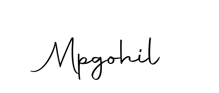 if you are searching for the best signature style for your name Mpgohil. so please give up your signature search. here we have designed multiple signature styles  using Autography-DOLnW. Mpgohil signature style 10 images and pictures png