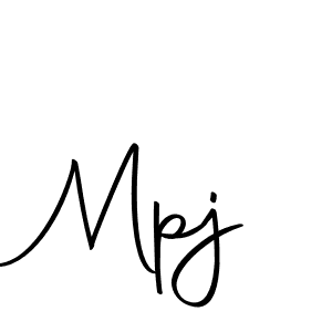 You should practise on your own different ways (Autography-DOLnW) to write your name (Mpj) in signature. don't let someone else do it for you. Mpj signature style 10 images and pictures png