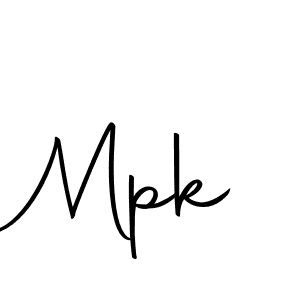 How to make Mpk signature? Autography-DOLnW is a professional autograph style. Create handwritten signature for Mpk name. Mpk signature style 10 images and pictures png