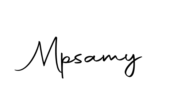 It looks lik you need a new signature style for name Mpsamy. Design unique handwritten (Autography-DOLnW) signature with our free signature maker in just a few clicks. Mpsamy signature style 10 images and pictures png