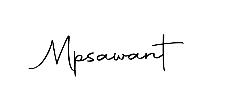 Make a beautiful signature design for name Mpsawant. Use this online signature maker to create a handwritten signature for free. Mpsawant signature style 10 images and pictures png