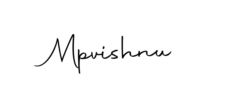 Autography-DOLnW is a professional signature style that is perfect for those who want to add a touch of class to their signature. It is also a great choice for those who want to make their signature more unique. Get Mpvishnu name to fancy signature for free. Mpvishnu signature style 10 images and pictures png