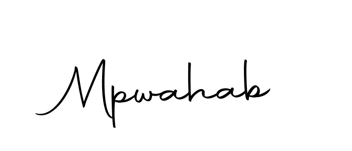 Design your own signature with our free online signature maker. With this signature software, you can create a handwritten (Autography-DOLnW) signature for name Mpwahab. Mpwahab signature style 10 images and pictures png