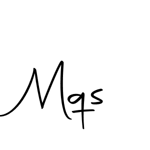 Make a beautiful signature design for name Mqs. With this signature (Autography-DOLnW) style, you can create a handwritten signature for free. Mqs signature style 10 images and pictures png