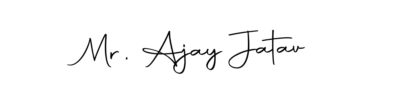 Design your own signature with our free online signature maker. With this signature software, you can create a handwritten (Autography-DOLnW) signature for name Mr, Ajay Jatav. Mr, Ajay Jatav signature style 10 images and pictures png