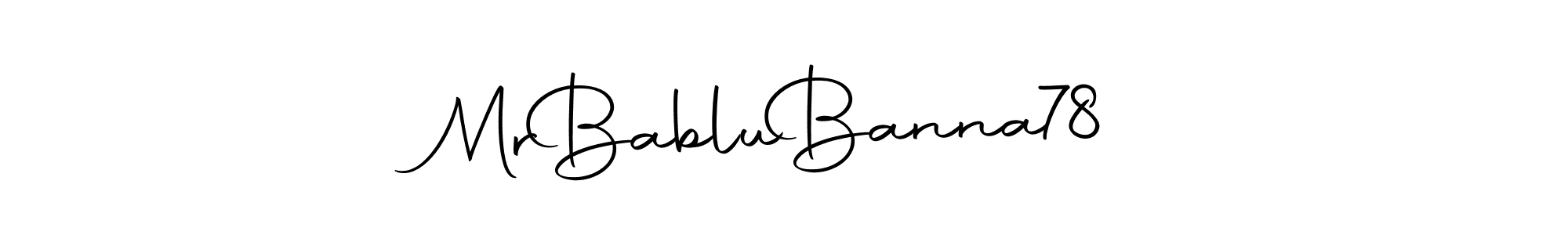 This is the best signature style for the Mr  Bablu  Banna  78 name. Also you like these signature font (Autography-DOLnW). Mix name signature. Mr  Bablu  Banna  78 signature style 10 images and pictures png