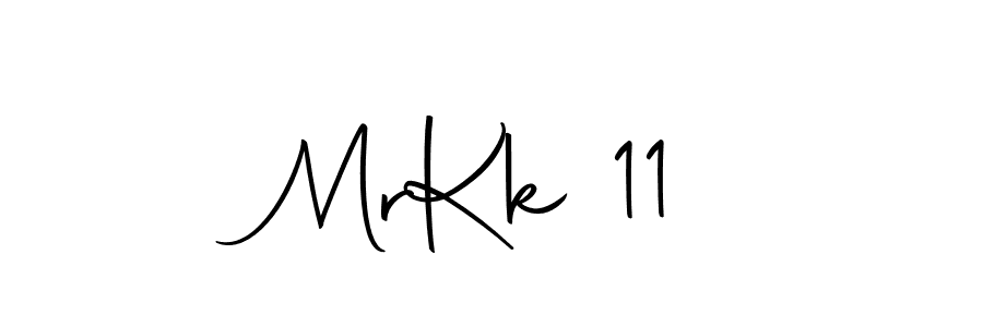 Design your own signature with our free online signature maker. With this signature software, you can create a handwritten (Autography-DOLnW) signature for name Mr  Kk 11. Mr  Kk 11 signature style 10 images and pictures png