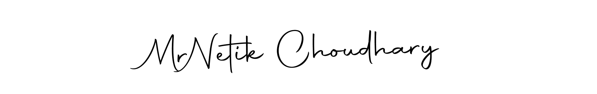 It looks lik you need a new signature style for name Mr  Netik Choudhary. Design unique handwritten (Autography-DOLnW) signature with our free signature maker in just a few clicks. Mr  Netik Choudhary signature style 10 images and pictures png