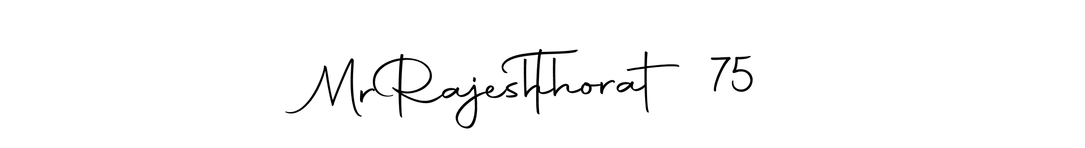 You can use this online signature creator to create a handwritten signature for the name Mr  Rajesh   Thorat 75. This is the best online autograph maker. Mr  Rajesh   Thorat 75 signature style 10 images and pictures png