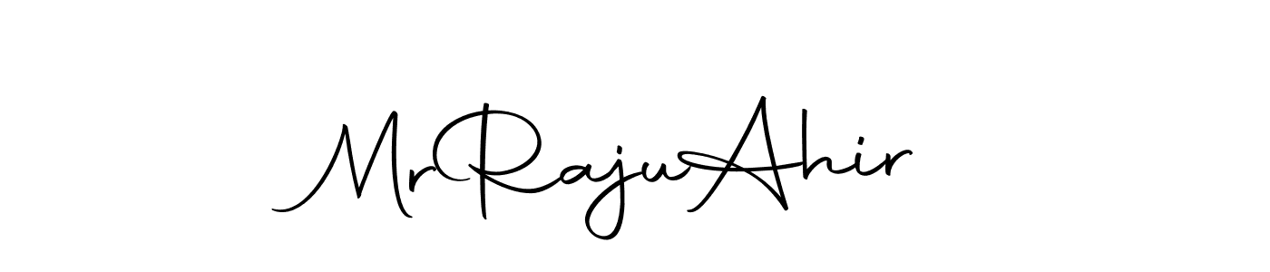 Design your own signature with our free online signature maker. With this signature software, you can create a handwritten (Autography-DOLnW) signature for name Mr  Raju  Ahir. Mr  Raju  Ahir signature style 10 images and pictures png