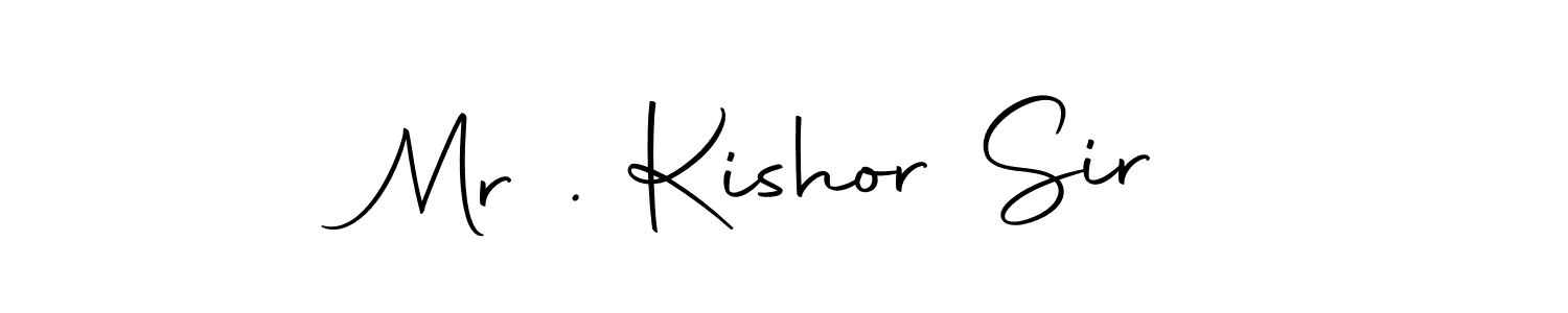 Use a signature maker to create a handwritten signature online. With this signature software, you can design (Autography-DOLnW) your own signature for name Mr . Kishor Sir. Mr . Kishor Sir signature style 10 images and pictures png