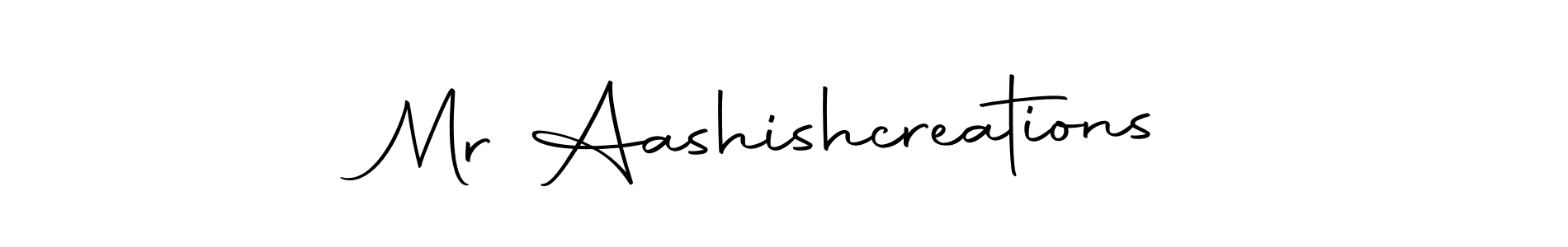 How to make Mr Aashishcreations signature? Autography-DOLnW is a professional autograph style. Create handwritten signature for Mr Aashishcreations name. Mr Aashishcreations signature style 10 images and pictures png