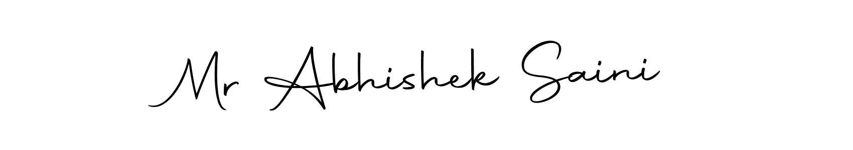 You should practise on your own different ways (Autography-DOLnW) to write your name (Mr Abhishek Saini) in signature. don't let someone else do it for you. Mr Abhishek Saini signature style 10 images and pictures png