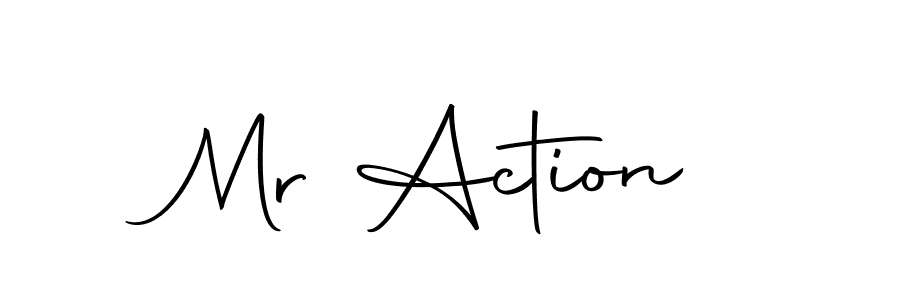 Design your own signature with our free online signature maker. With this signature software, you can create a handwritten (Autography-DOLnW) signature for name Mr Action. Mr Action signature style 10 images and pictures png