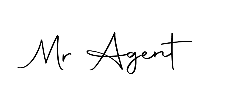 How to make Mr Agent name signature. Use Autography-DOLnW style for creating short signs online. This is the latest handwritten sign. Mr Agent signature style 10 images and pictures png