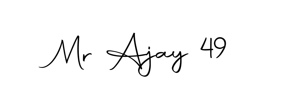 Make a short Mr Ajay 49 signature style. Manage your documents anywhere anytime using Autography-DOLnW. Create and add eSignatures, submit forms, share and send files easily. Mr Ajay 49 signature style 10 images and pictures png