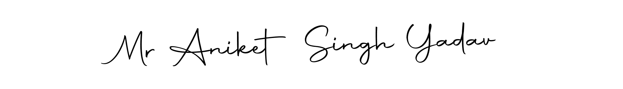 if you are searching for the best signature style for your name Mr Aniket Singh Yadav. so please give up your signature search. here we have designed multiple signature styles  using Autography-DOLnW. Mr Aniket Singh Yadav signature style 10 images and pictures png