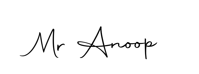 Make a short Mr Anoop signature style. Manage your documents anywhere anytime using Autography-DOLnW. Create and add eSignatures, submit forms, share and send files easily. Mr Anoop signature style 10 images and pictures png