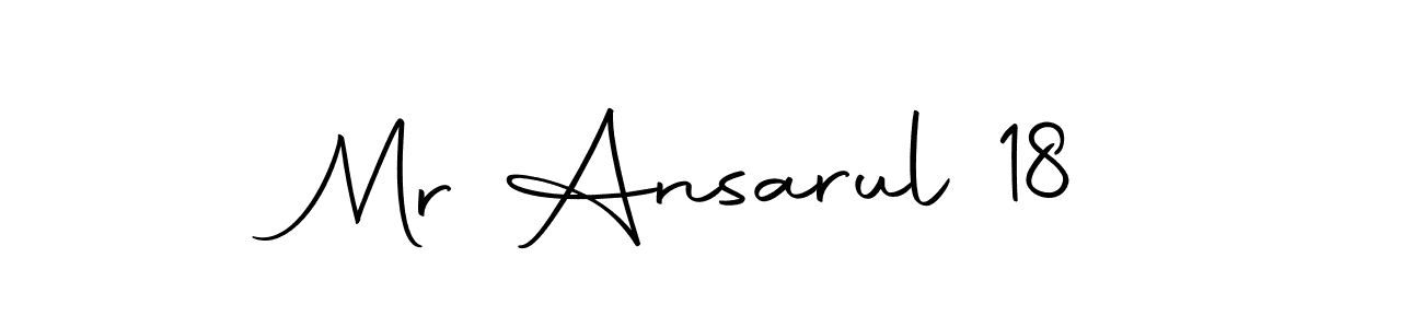 Create a beautiful signature design for name Mr Ansarul 18. With this signature (Autography-DOLnW) fonts, you can make a handwritten signature for free. Mr Ansarul 18 signature style 10 images and pictures png