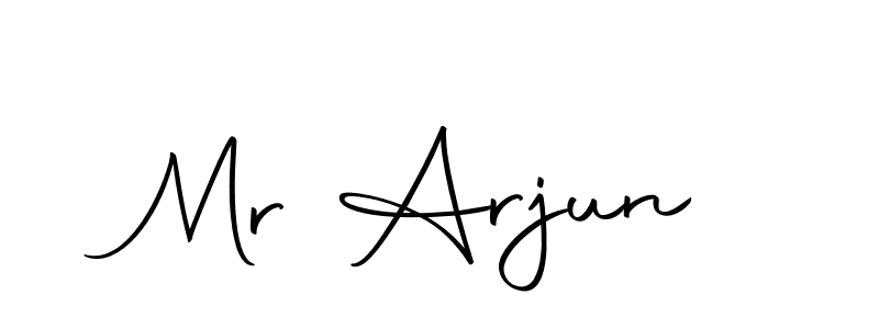 Create a beautiful signature design for name Mr Arjun. With this signature (Autography-DOLnW) fonts, you can make a handwritten signature for free. Mr Arjun signature style 10 images and pictures png