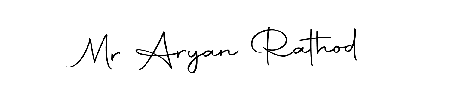 Use a signature maker to create a handwritten signature online. With this signature software, you can design (Autography-DOLnW) your own signature for name Mr Aryan Rathod. Mr Aryan Rathod signature style 10 images and pictures png