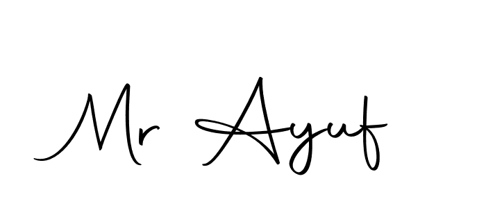 It looks lik you need a new signature style for name Mr Ayuf. Design unique handwritten (Autography-DOLnW) signature with our free signature maker in just a few clicks. Mr Ayuf signature style 10 images and pictures png