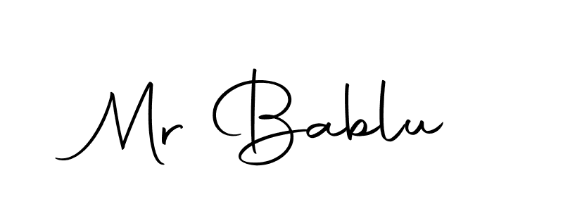 if you are searching for the best signature style for your name Mr Bablu. so please give up your signature search. here we have designed multiple signature styles  using Autography-DOLnW. Mr Bablu signature style 10 images and pictures png