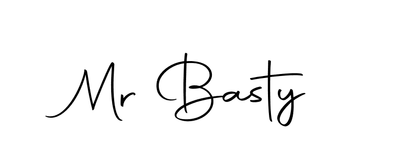 Use a signature maker to create a handwritten signature online. With this signature software, you can design (Autography-DOLnW) your own signature for name Mr Basty. Mr Basty signature style 10 images and pictures png