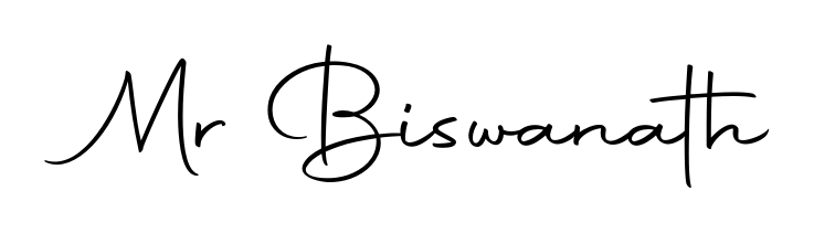 Enhance your business communications with Mr Biswanath signature in Autography-DOLnW lettering. Clean, modern, and universally compatible. Mr Biswanath signature style 10 images and pictures png