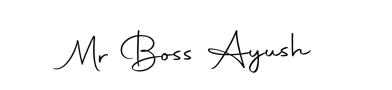 The best way (Autography-DOLnW) to make a short signature is to pick only two or three words in your name. The name Mr Boss Ayush include a total of six letters. For converting this name. Mr Boss Ayush signature style 10 images and pictures png