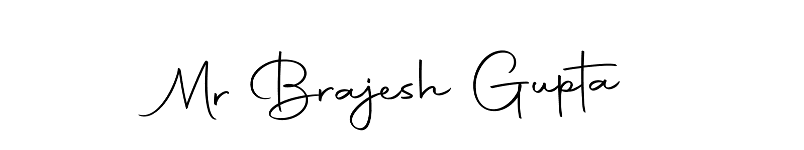 Create a beautiful signature design for name Mr Brajesh Gupta. With this signature (Autography-DOLnW) fonts, you can make a handwritten signature for free. Mr Brajesh Gupta signature style 10 images and pictures png