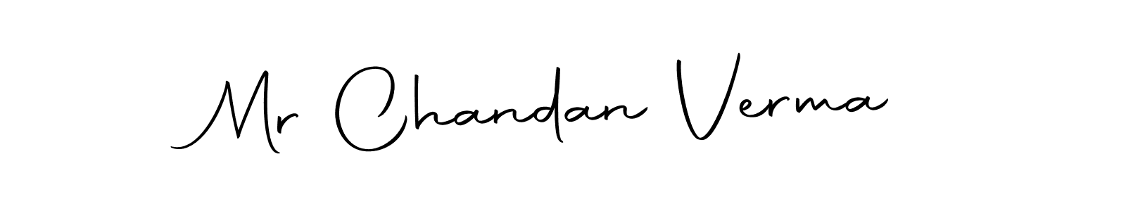 Design your own signature with our free online signature maker. With this signature software, you can create a handwritten (Autography-DOLnW) signature for name Mr Chandan Verma. Mr Chandan Verma signature style 10 images and pictures png